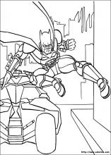 Batman saute de sa Batmobile