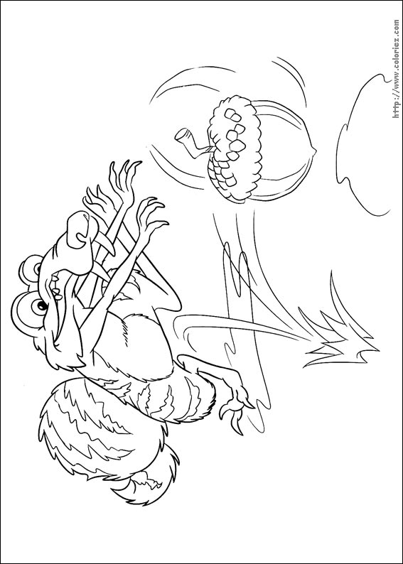 ice age coloring pages diego luna - photo #15