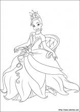 Coloriage de Tiana la princesse