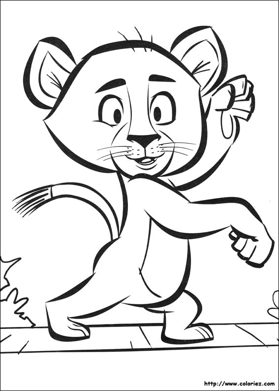 madagascar 2 printable coloring pages - photo #50