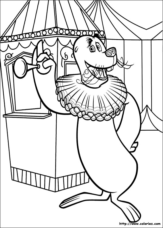 madagascar afro circus coloring pages - photo #7