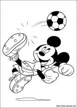 Mickey joueur de foot