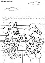 Mickey et Minnie pique-niquent