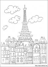 Paris et la tour Effeil