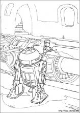 R2-D2 répare un Podracer