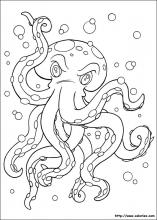 Coloriage d'Octopus