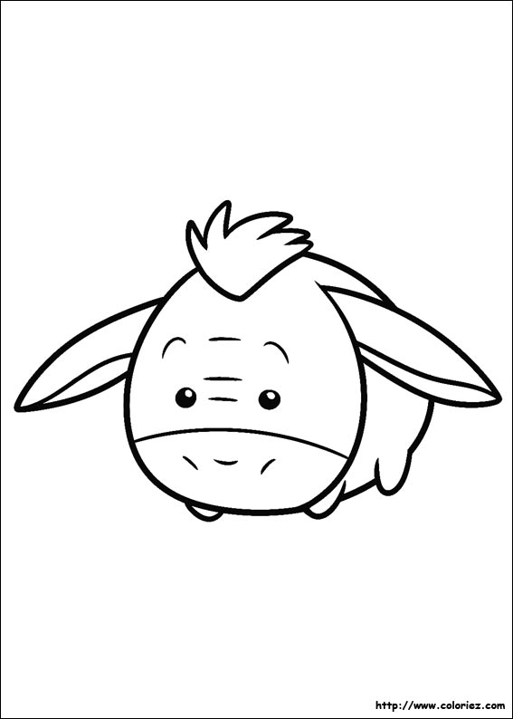 Minnie Tsum Tsum Coloring Coloring Pages