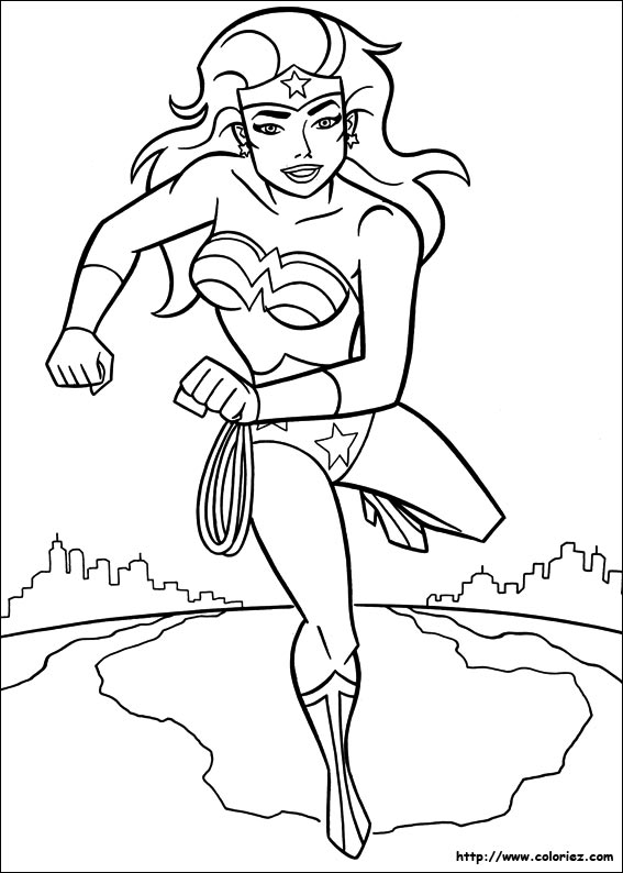Wonder woman coure très vite
