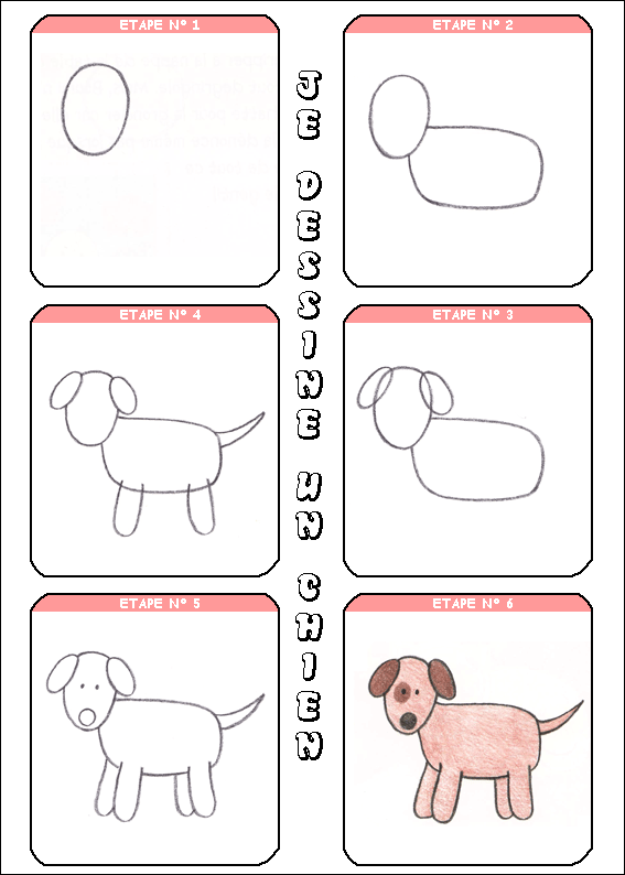 comment dessiner chien