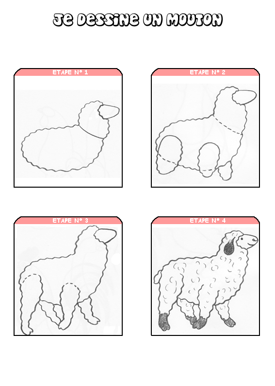 Je dessine les moutons