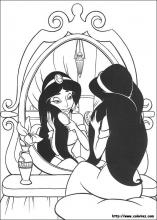 Jasmine devant son miroir