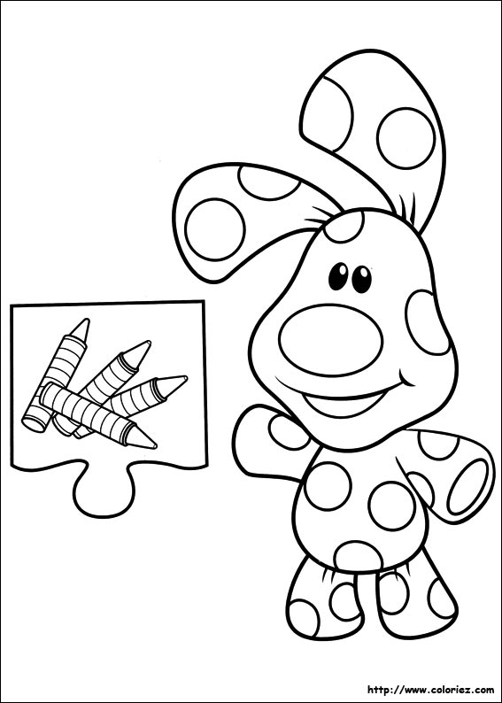 coloriage du puzzle de Polka Dots