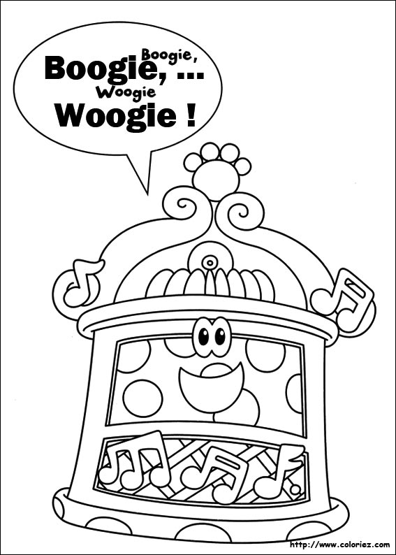 Coloriage de Boogie Woogie chante