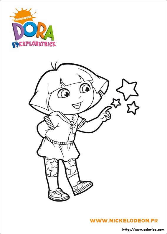 Dora observe les étoiles