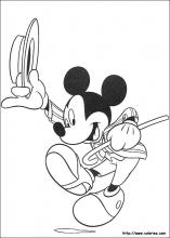 Mickey fait des claquettes