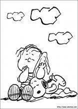 Calin dodo entre Snoopy et Linus