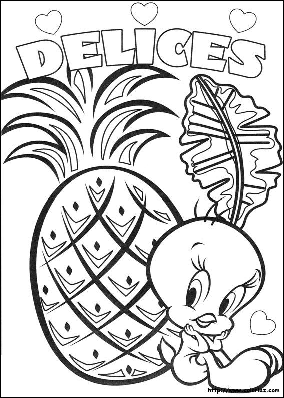 Tweety aime l'ananas