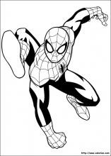 Spider-man jumping