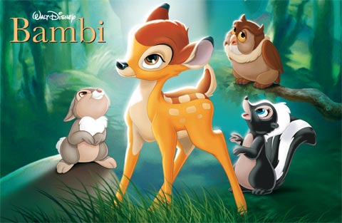 Bambi en blu-ray et DVD